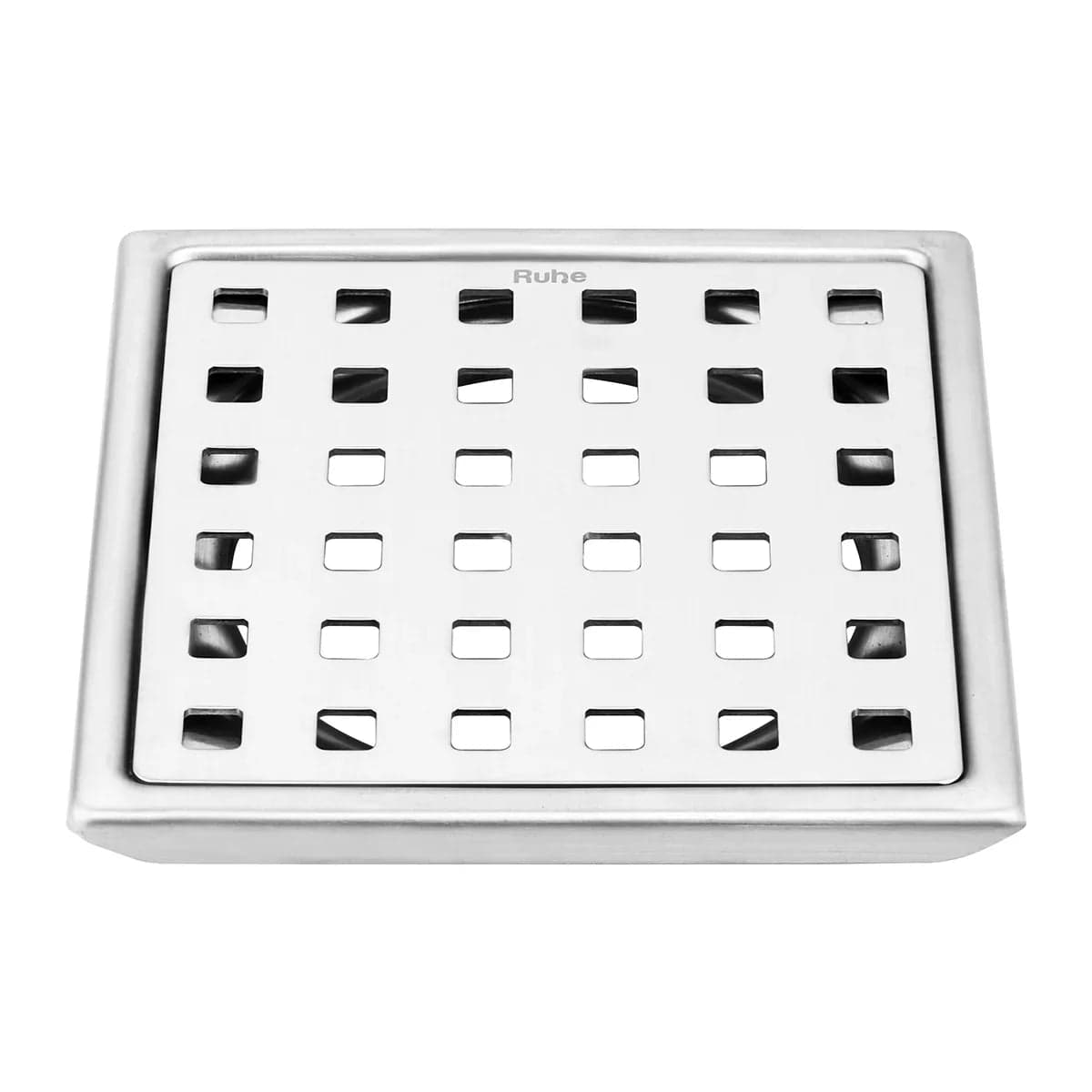 Pearl Square 304-Grade Floor Drain (6 x 6 Inches) - by Om Sri Balaji