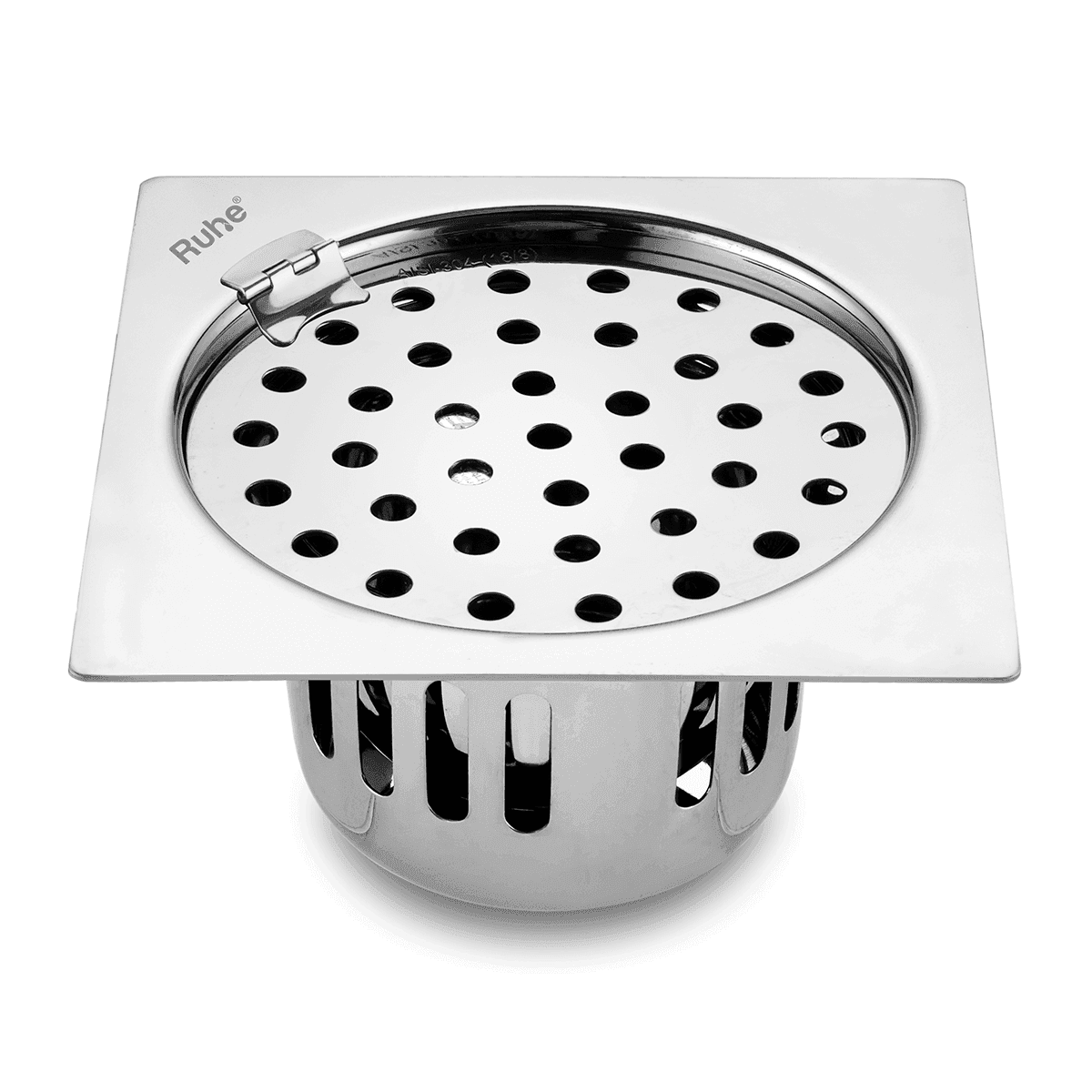 Air Flat Cut Floor Drain with Hinge & Cockroach Trap