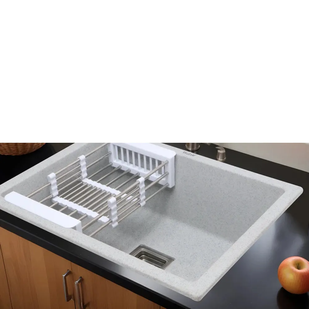 Quartz Single Bowl Kitchen Sink (24 x 18 x 9 Inches)