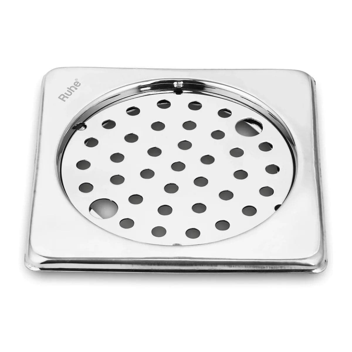 Plain Neon with Collar Square Floor Drain (5 x 5 inches) with Lock - by Om Sri Balaji