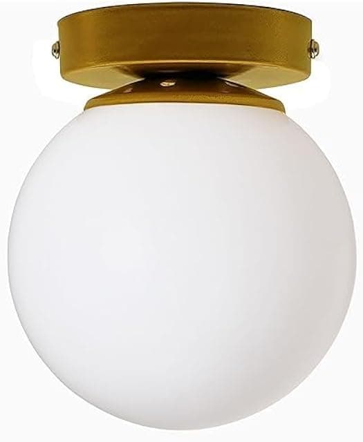 Ceiling Light, for Hallway Light Fixture Ceiling Glass Sh...