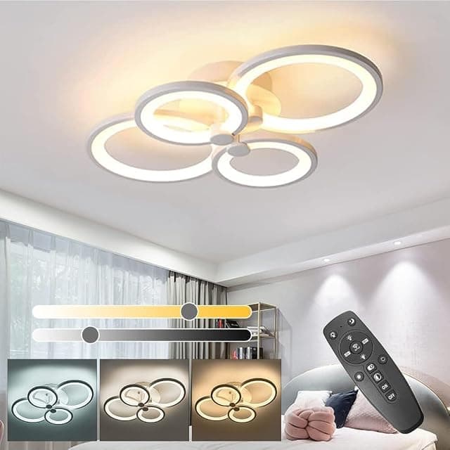 ELEPHANTBOAT® 36W Dimmable Chandelier Lights for Ceiling,...
