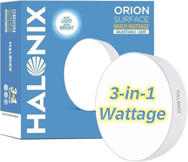 Halonix Polycarbonate 3 in 1 Multi Wattage 10W, 5W, 0.5W ...
