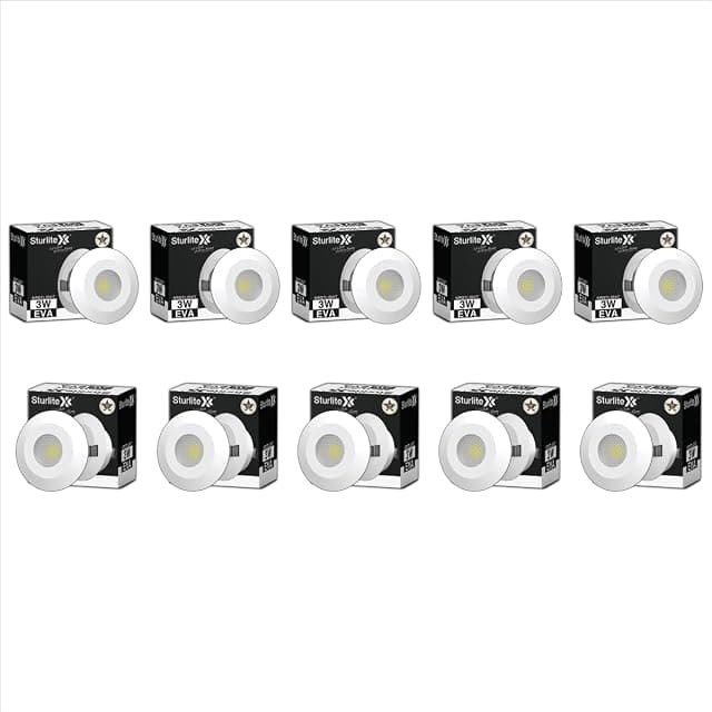 Sturlite Eva 3W LED Spotlight| 3000K Warm White Color Tem...