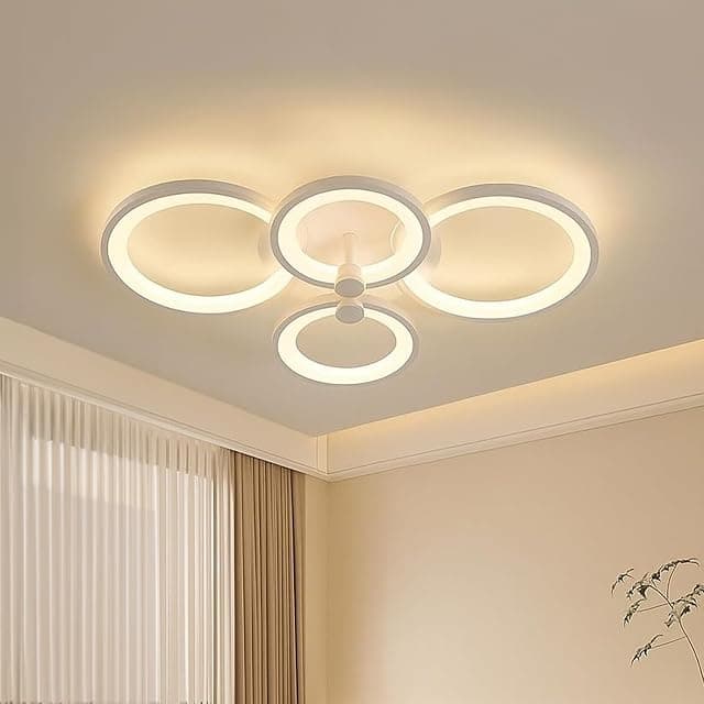Murphy 40W Modern LED Ceiling Light | 3 Color Change (War...