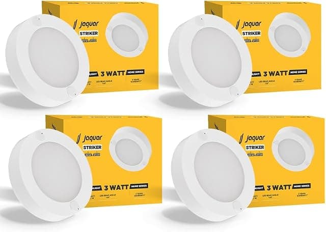 Jaquar 3W Striker Mini Round Surface Ceiling/Downlight | ...
