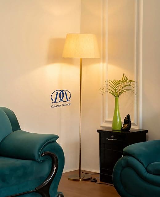 Divine Trends Floor Lamp LED, Incandescent Standing Moder...