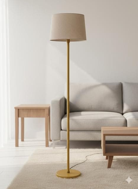 Metal Floor Lamp Standing Modern Lamp Shade for Living Ro...