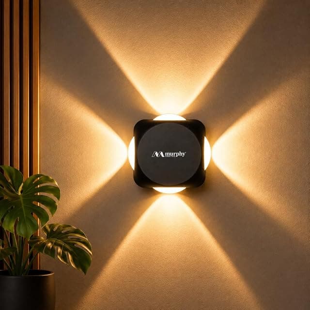 Murphy LED Outdoor Up/Down Wall Light - 6W, Warm White, (...