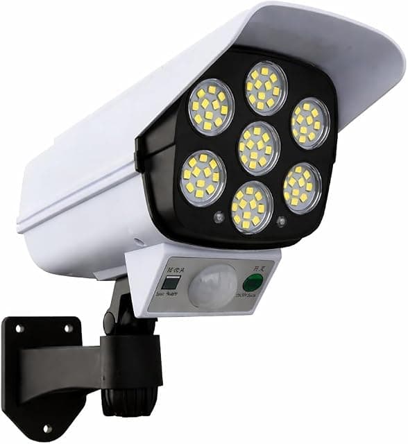 Motion Sensor Security CCTV Camera Shaped Light Home,Outd...