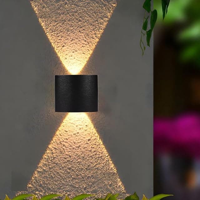 Waterproof Up Down Led Wall Lamp, Aluminium IP65 Body 1+1...