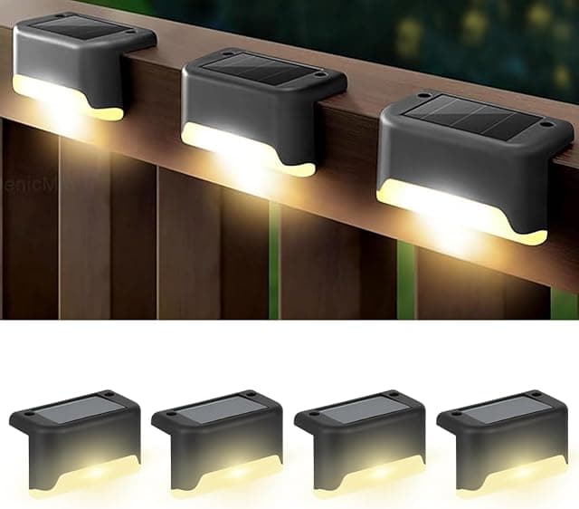 EMBOX Solar Light Outdoor Home Garden Waterproof Stair De...