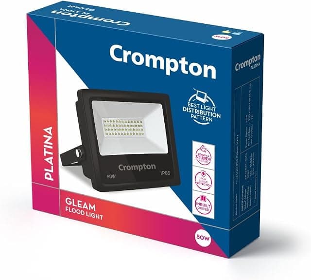 Crompton Gleam Neo LED Flood Light 50W Cool Day Light | P...