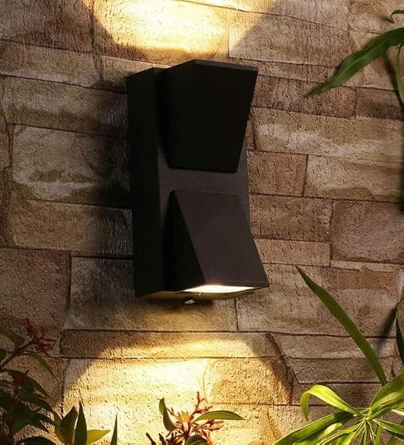 blissbells 10W IP65 Waterproof Lamp K Shape Fancy Wall Li...