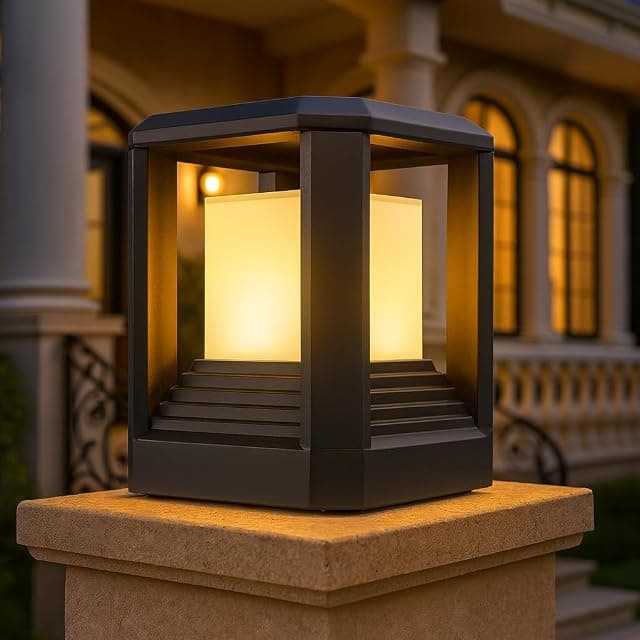 GIGAWATTS Classic Outdoor Gate Light – 101% Rust & Waterp...