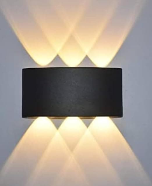 CHOI Up Down Wall Light | 6 Way 6W Warm White | IP66 Wate...