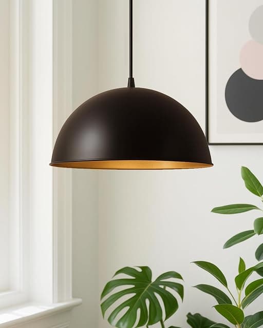 Homesake® Metallic Black Home Decor Items Hanging Pendant...