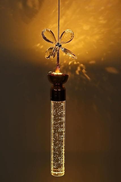 TRIPPING Crystal Gel Pendant Ceiling Lamp with 10W Warm W...