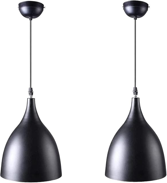 Whiteray Traditional Round Black Aluminum Metallic Decora...