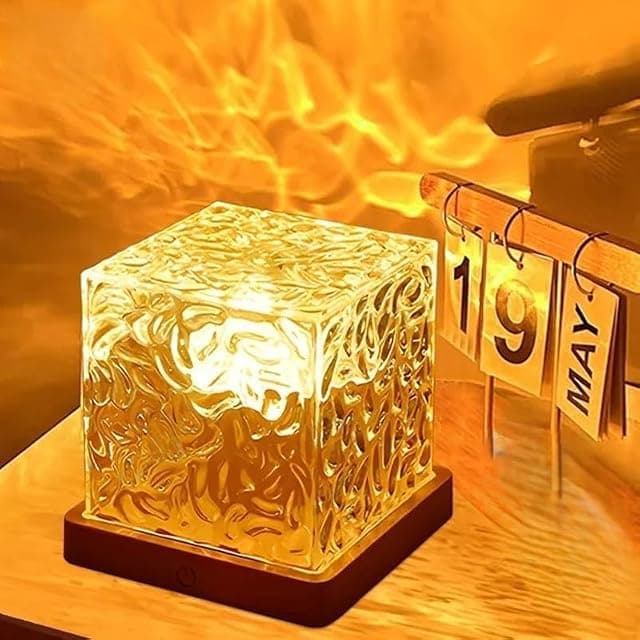 Desidiya Acrylic Romantic Ocean Wave Night Light Projecto...