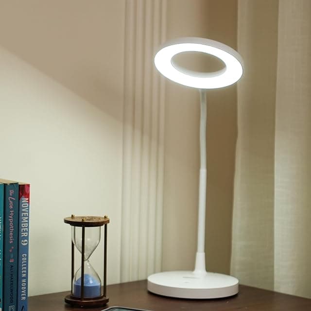 Amazon Basics 9W, Dimming Halo Rechargeable Table Lamp, 3...