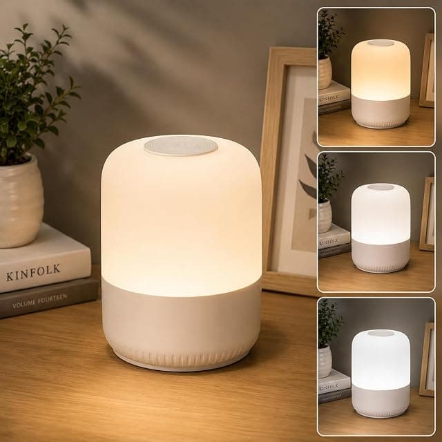Niwlix Touch Control Night Light Table Lamp | Adjustable ...