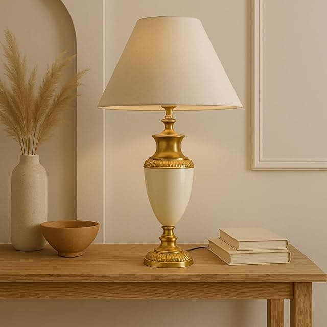 BENE Kovel Modern Indoor Premium Table Lamp, Classic Home...