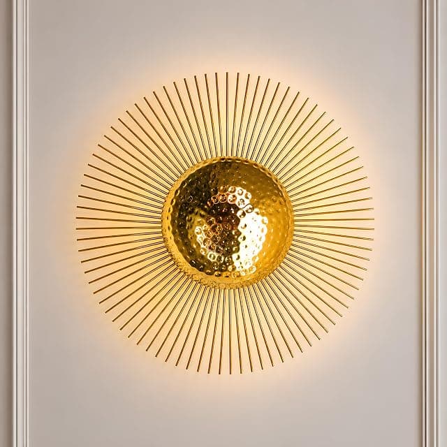 Rust & Shine Lamp for Living Room Decoration - Gold Finis...