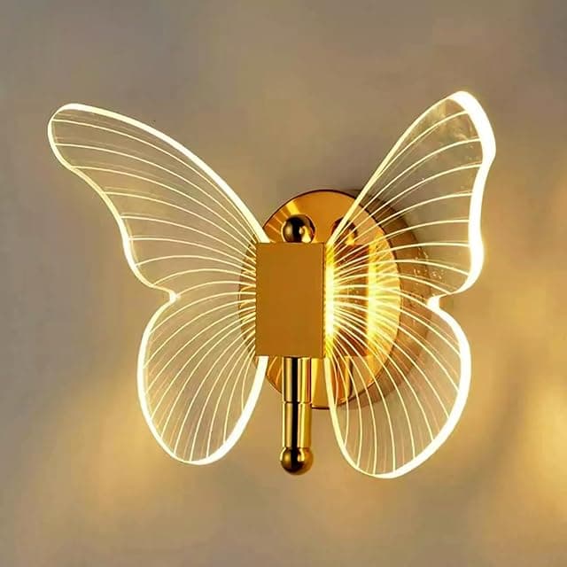 BrightLyt LED Butterfly Design Wall Lights for Home Decor...